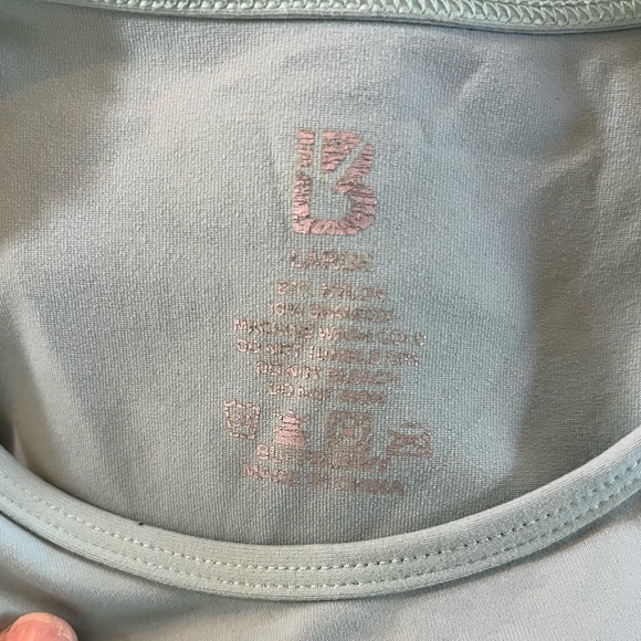 BuffBunny Teal Cropped Tank - Picture 8 of 8